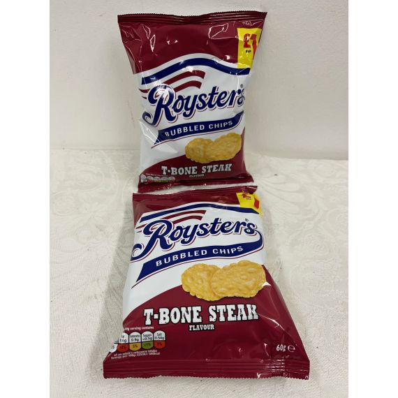 Roysters T Bone Steak Crisps Calories at Courtney Bailey blog